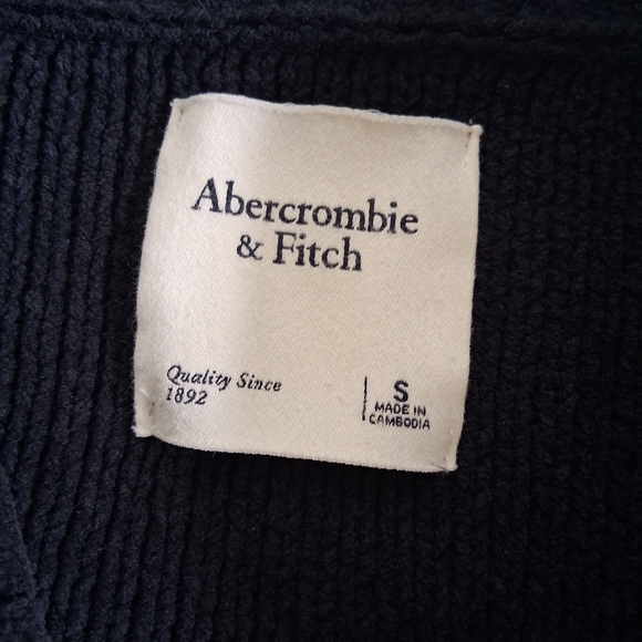 Abercrombie & Fitch Black Crop Cardigan - Picture 4 of 5